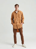 Camel Twill Overshirt