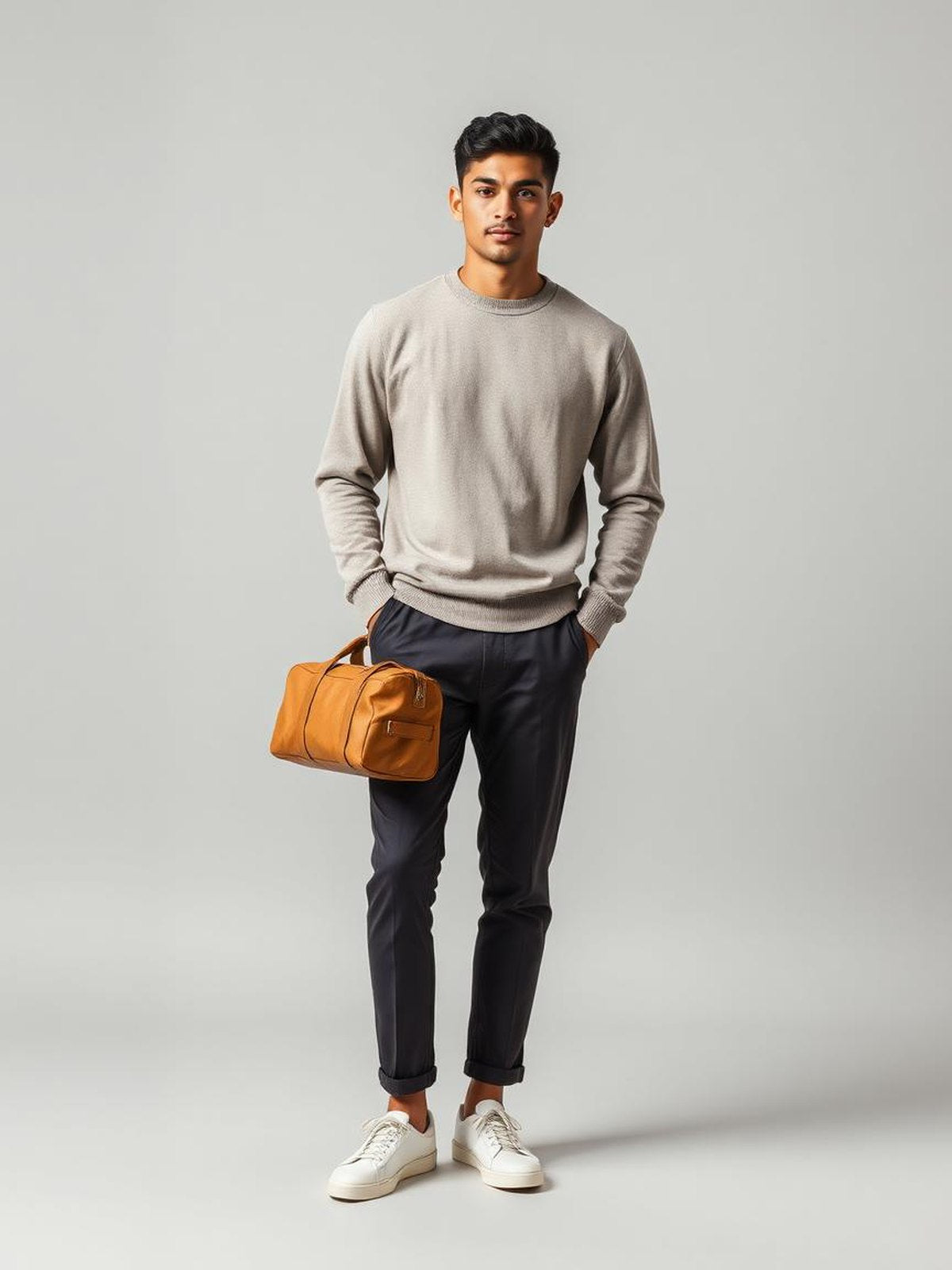 Camel Weekender Duffle Bag — Camel