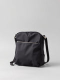 Charcoal Canvas Crossbody Bag
