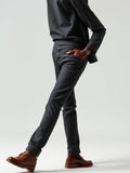Charcoal Slim Tapered Jeans