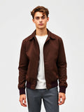 Chocolate Harrington Jacket