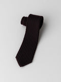 Chocolate Knitted Tie
