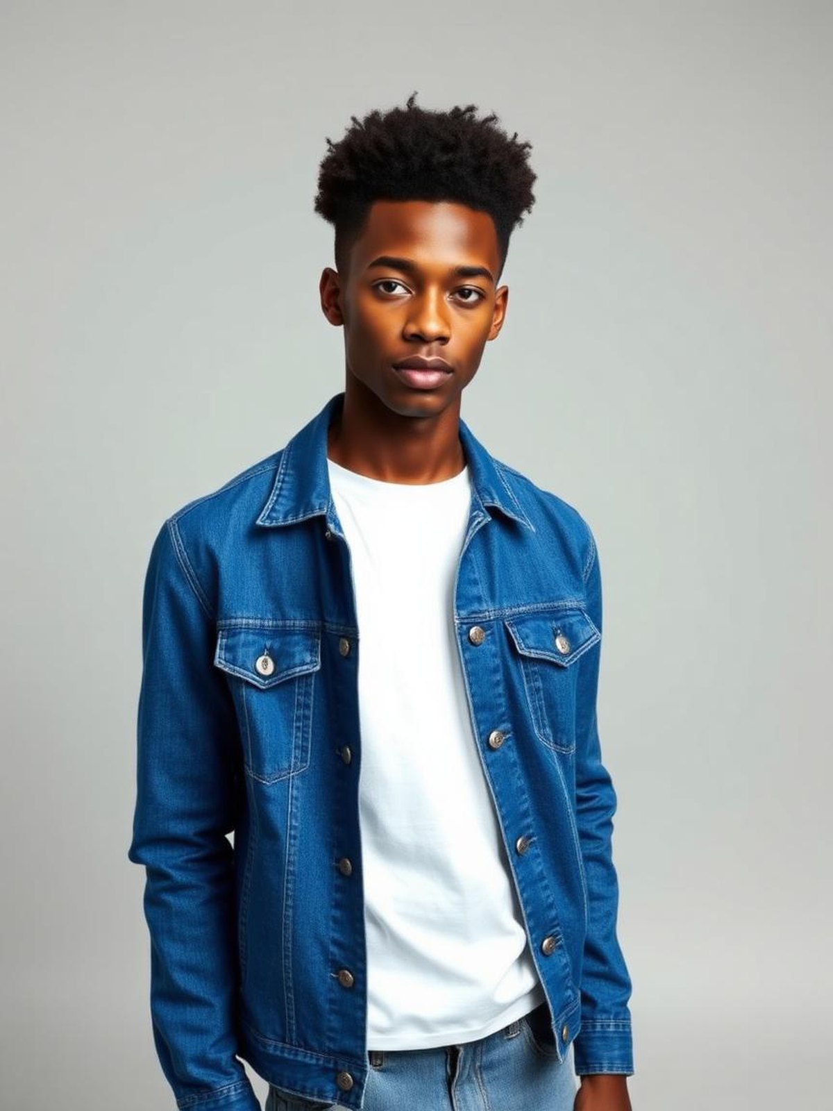 Cobalt Denim Trucker Jacket