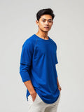 Cobalt Raglan Baseball Tee