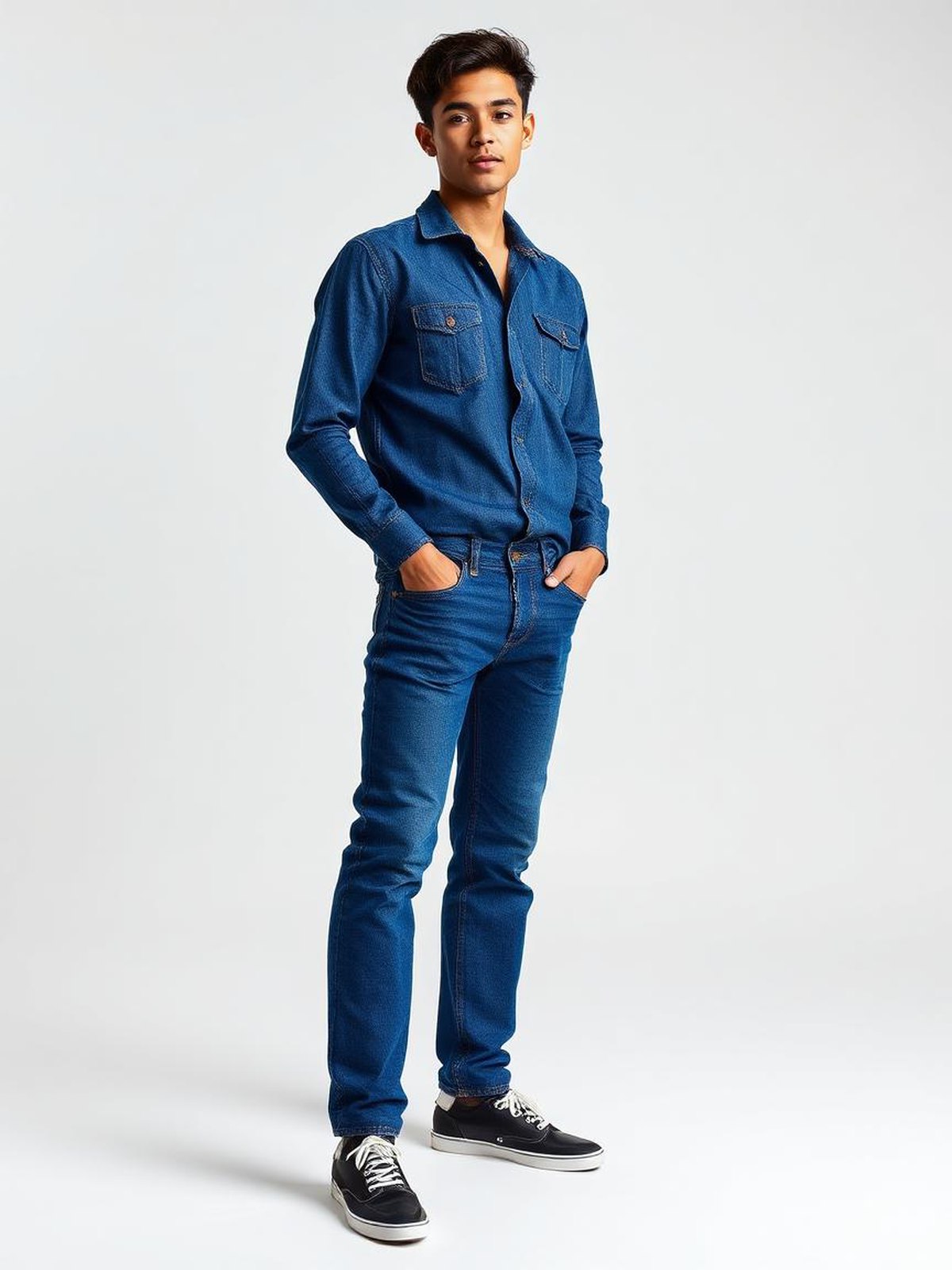 Cobalt Selvedge Straight Jeans