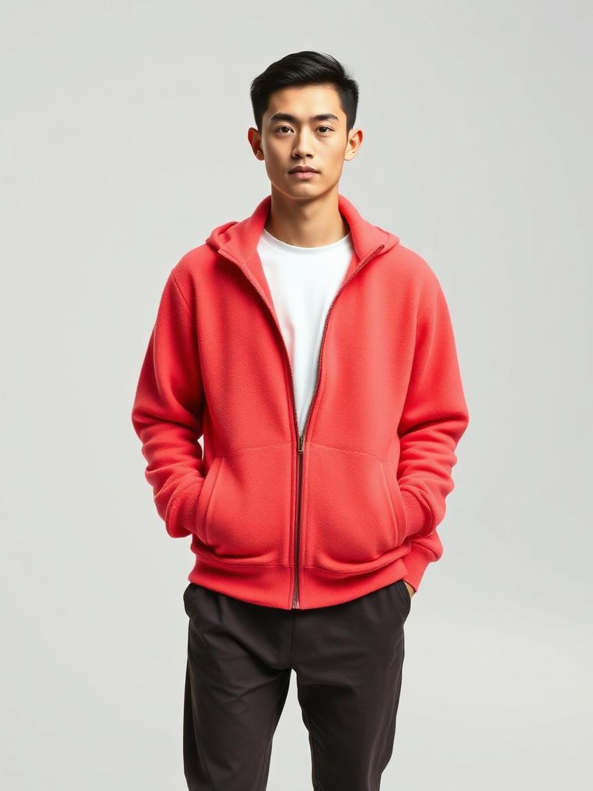 Coral Fleece Zip Jacket