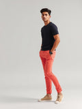 Coral Slim Fit Chinos