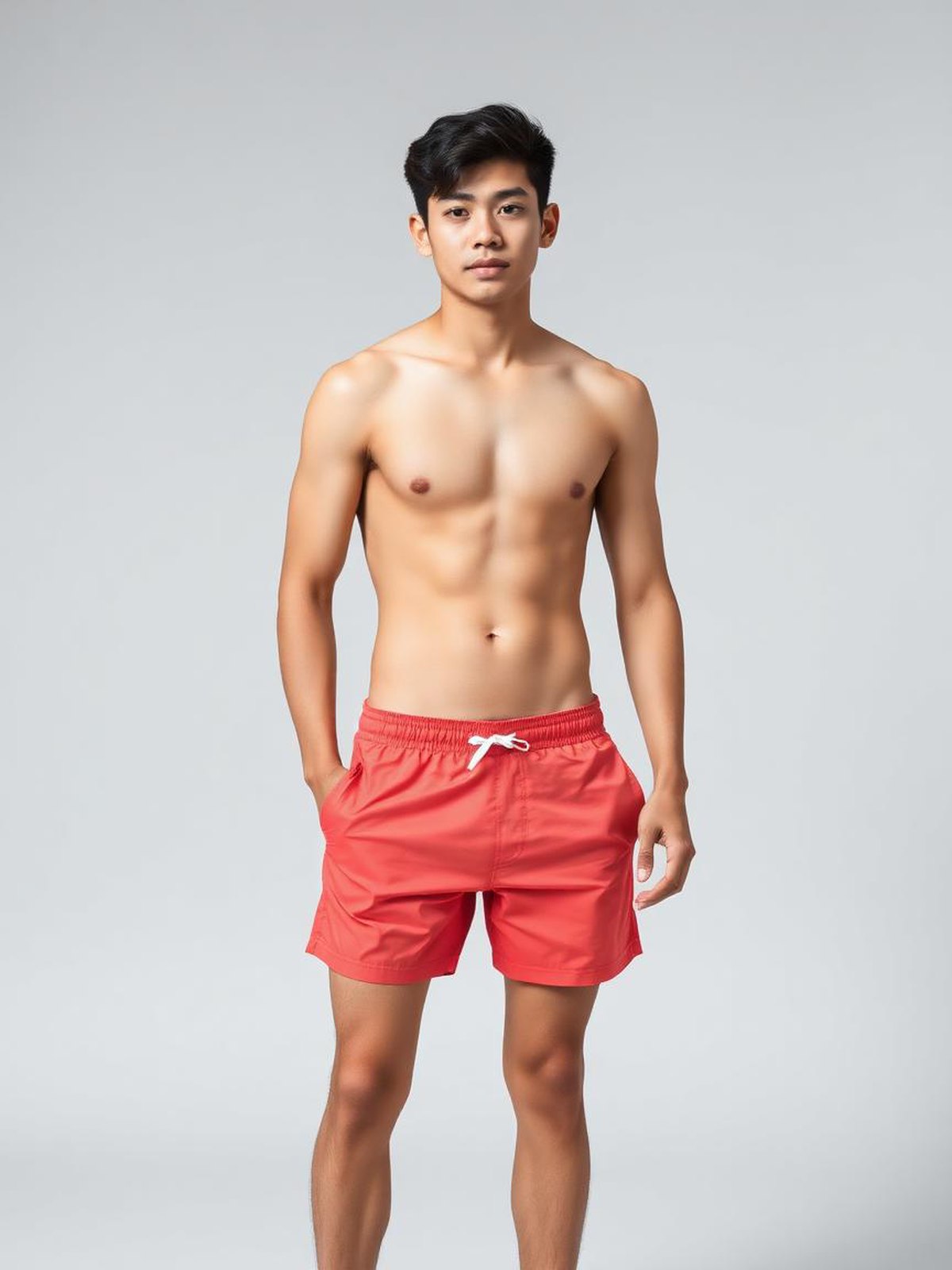 Coral Swim Trunks