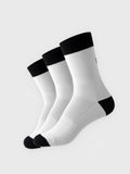Cream Sport Crew Socks 3-Pack
