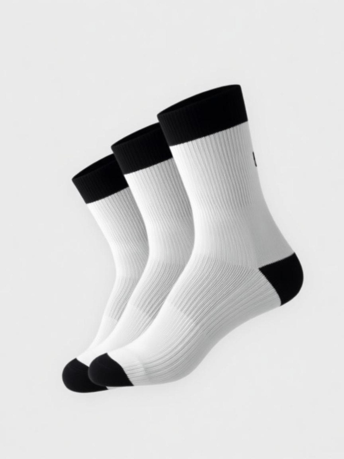Cream Sport Crew Socks 3-Pack