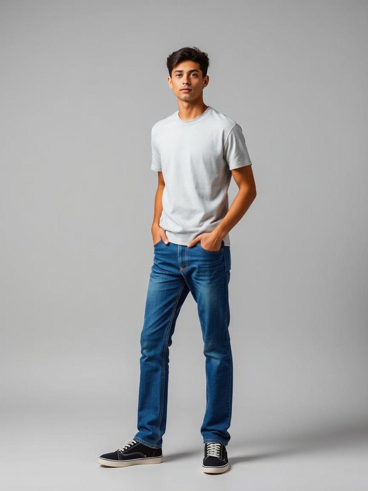 Denim Blue Selvedge Straight Jeans