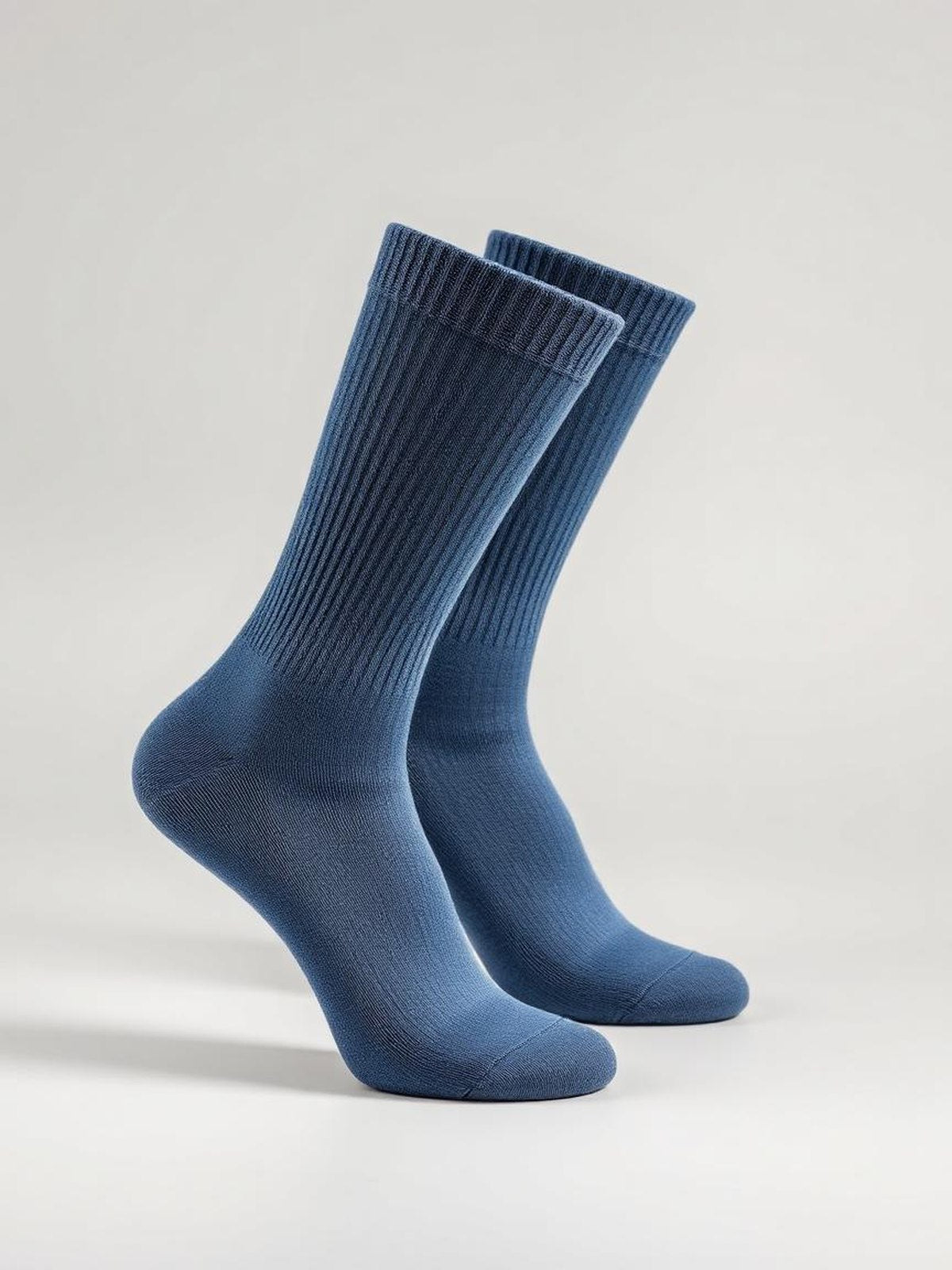 Denim Blue Sport Crew Socks 3-Pack