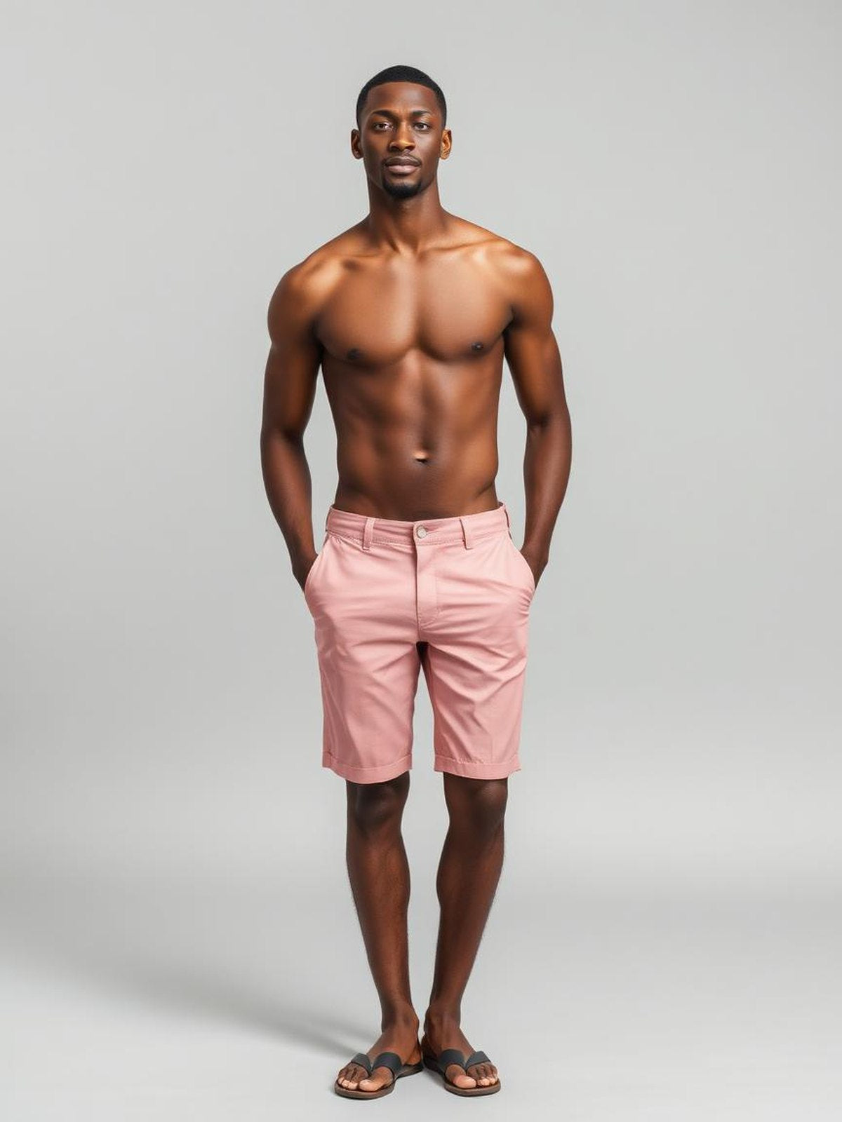 Dusty Pink Chino Shorts