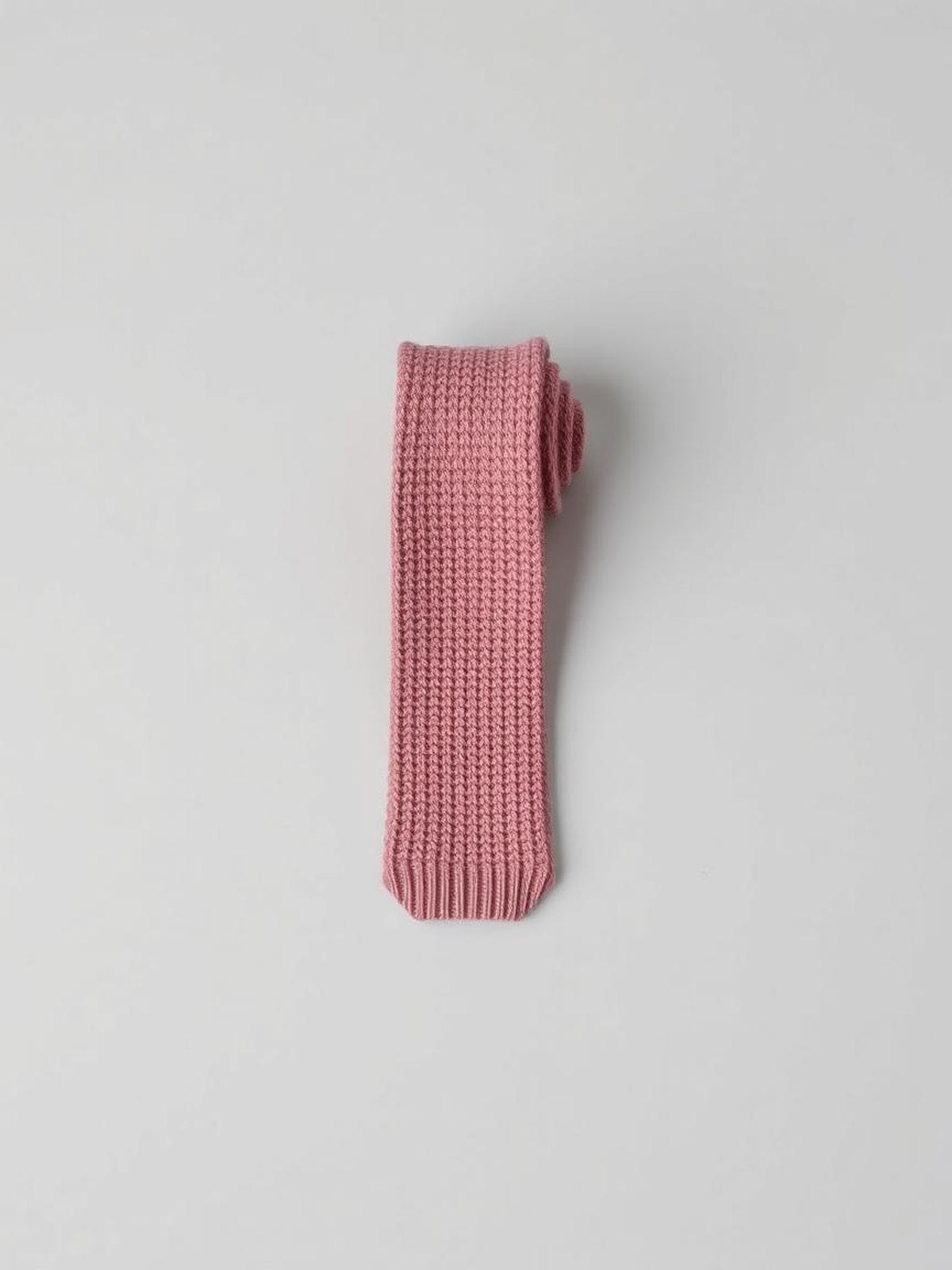 Dusty Pink Knitted Tie