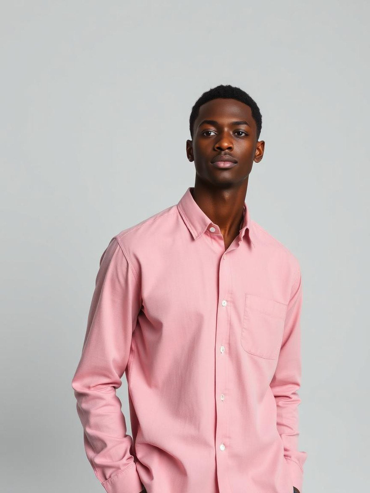Dusty Pink Oxford Button-Down Shirt