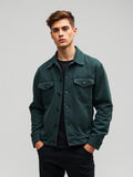 Forest Denim Trucker Jacket