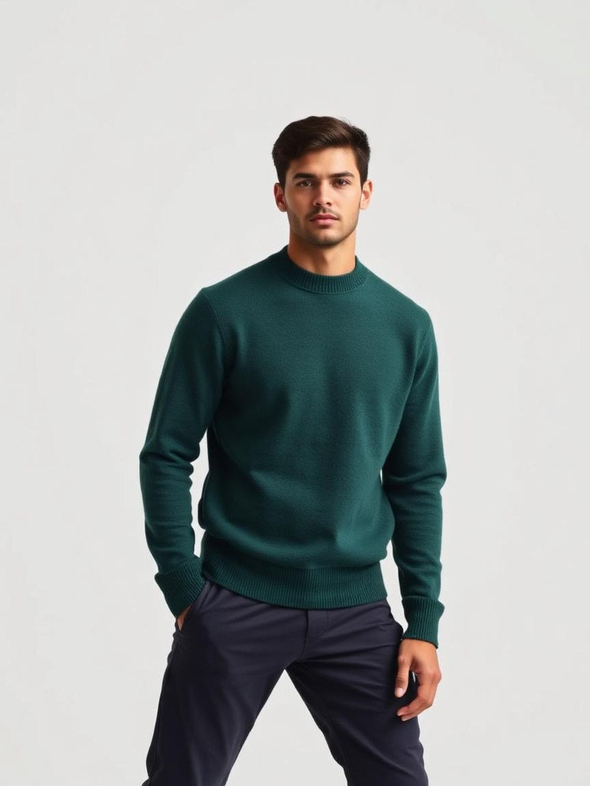 Forest Merino Crew Neck Sweater