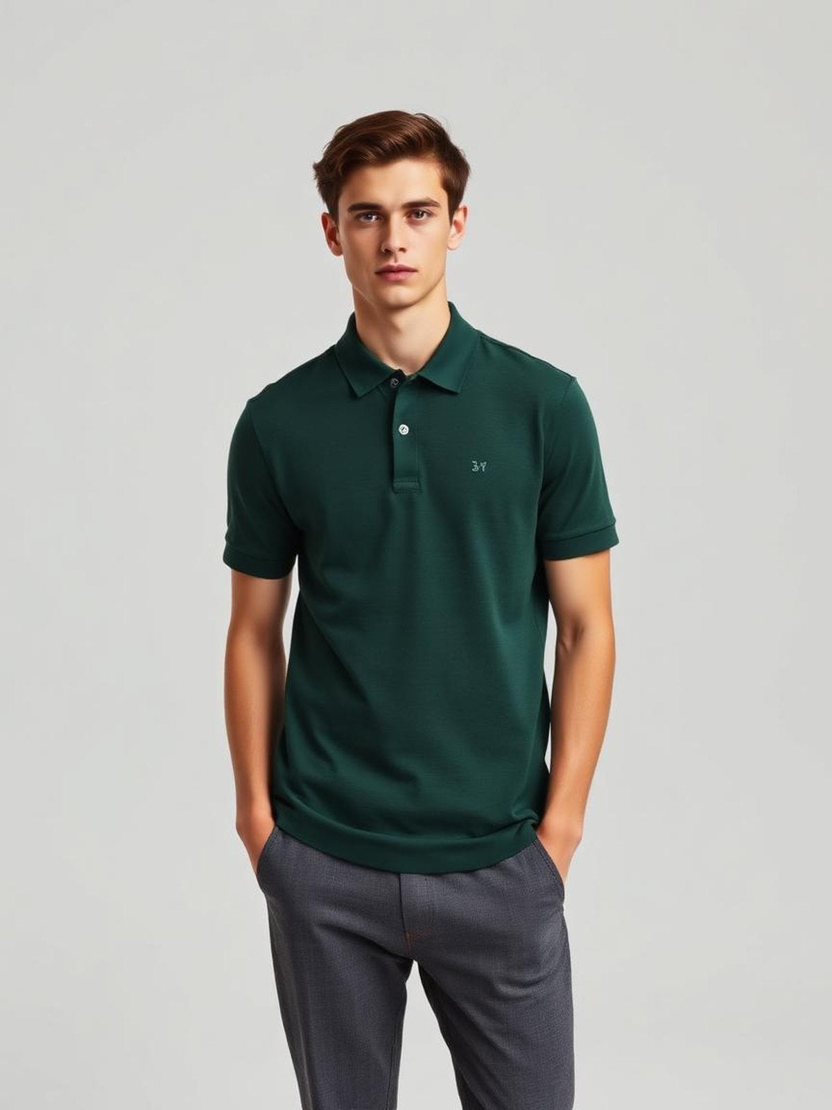 Forest Pique Polo Shirt