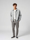 Grey Melange Harrington Jacket