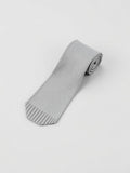 Grey Melange Knitted Tie