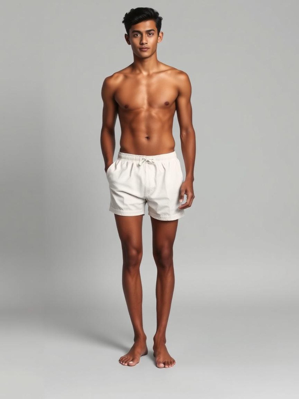 Ivory Swim Trunks