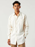 Ivory Twill Overshirt