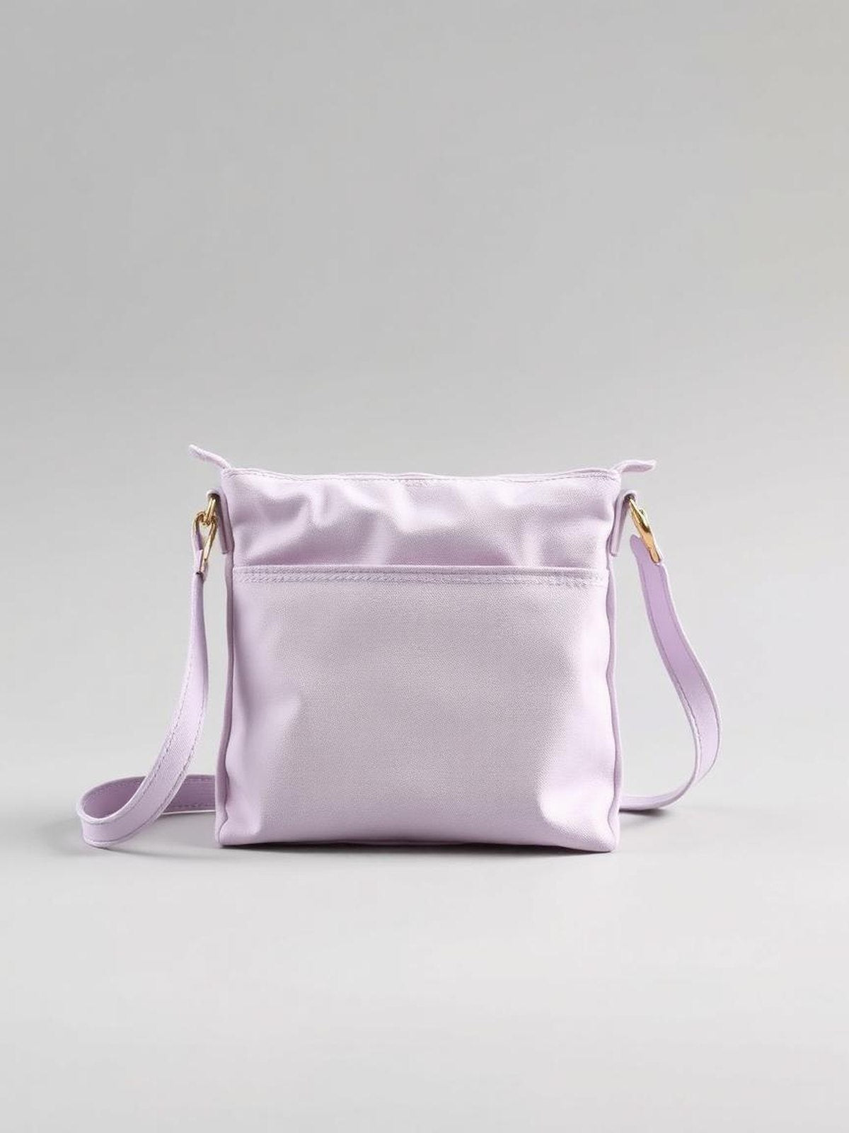 Lavender Canvas Crossbody Bag