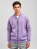 Lavender Fleece Zip Jacket
