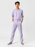 Lavender Relaxed Tapered Trousers
