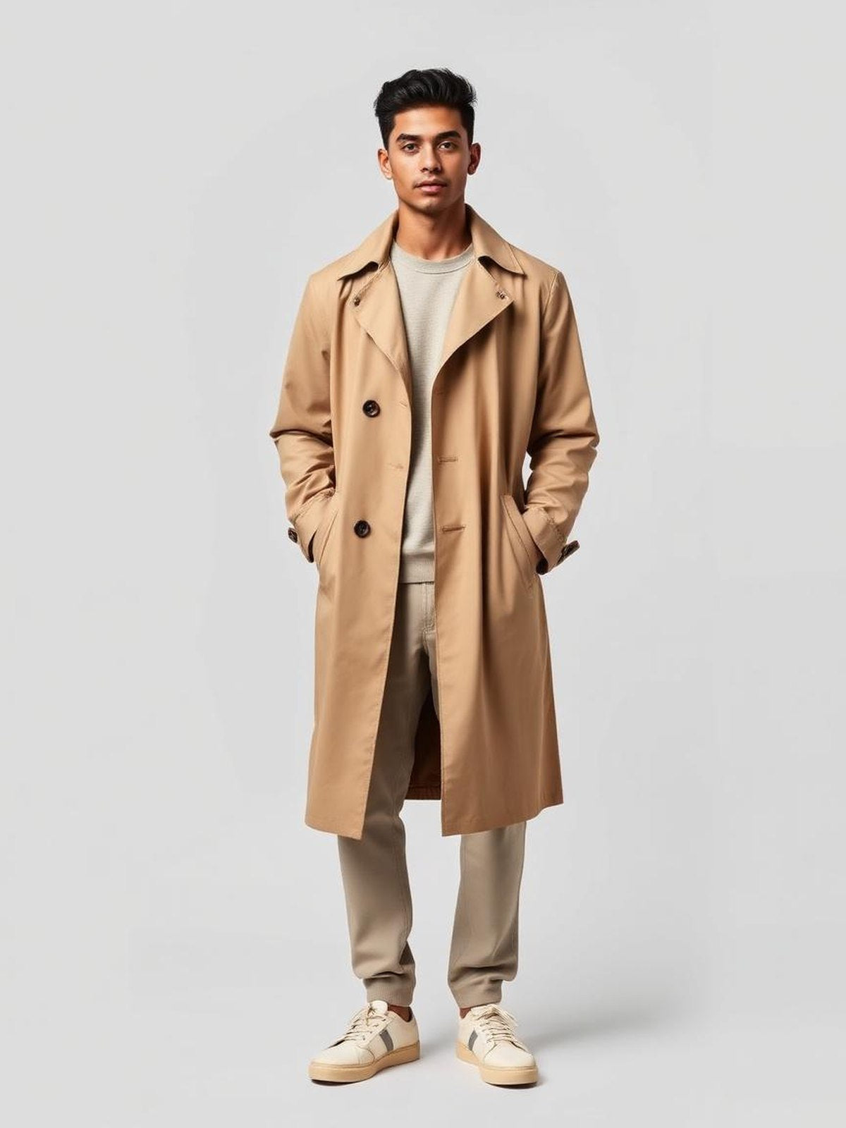 Mac Raincoat — Beige