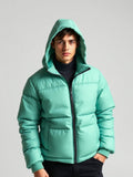 Mint Hooded Puffer Jacket