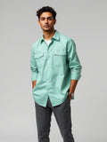 Mint Twill Overshirt