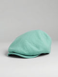 Mint Wool Flat Cap