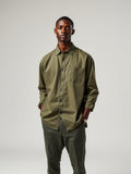 Olive Twill Overshirt
