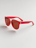 Red Aviator Sunglasses