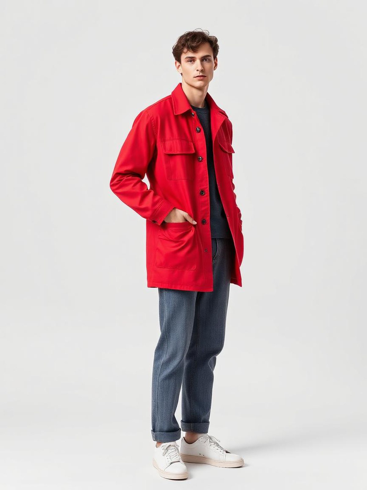 Red Field Utility Jacket