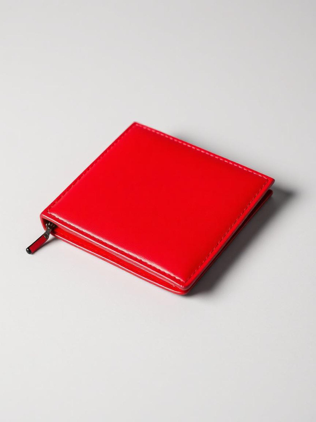 Red Leather Billfold Wallet
