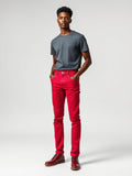 Red Selvedge Straight Jeans