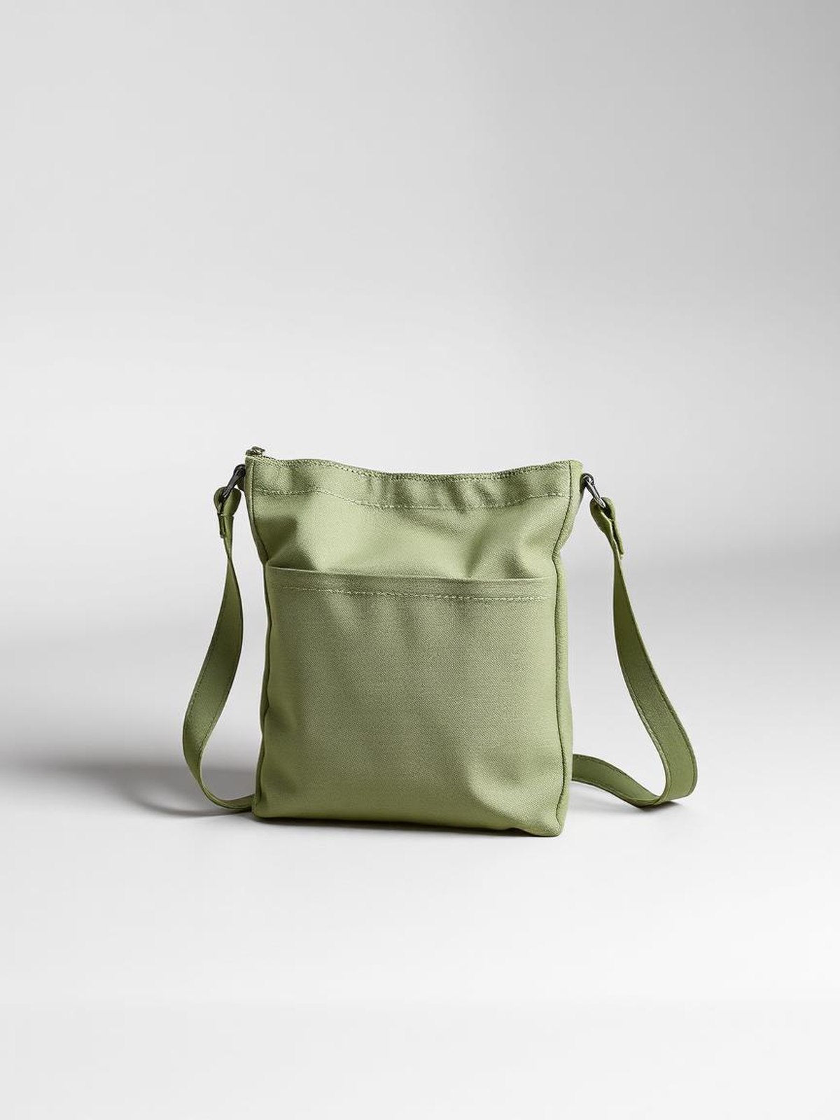 Sage Canvas Crossbody Bag