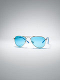 Sky Blue Aviator Sunglasses