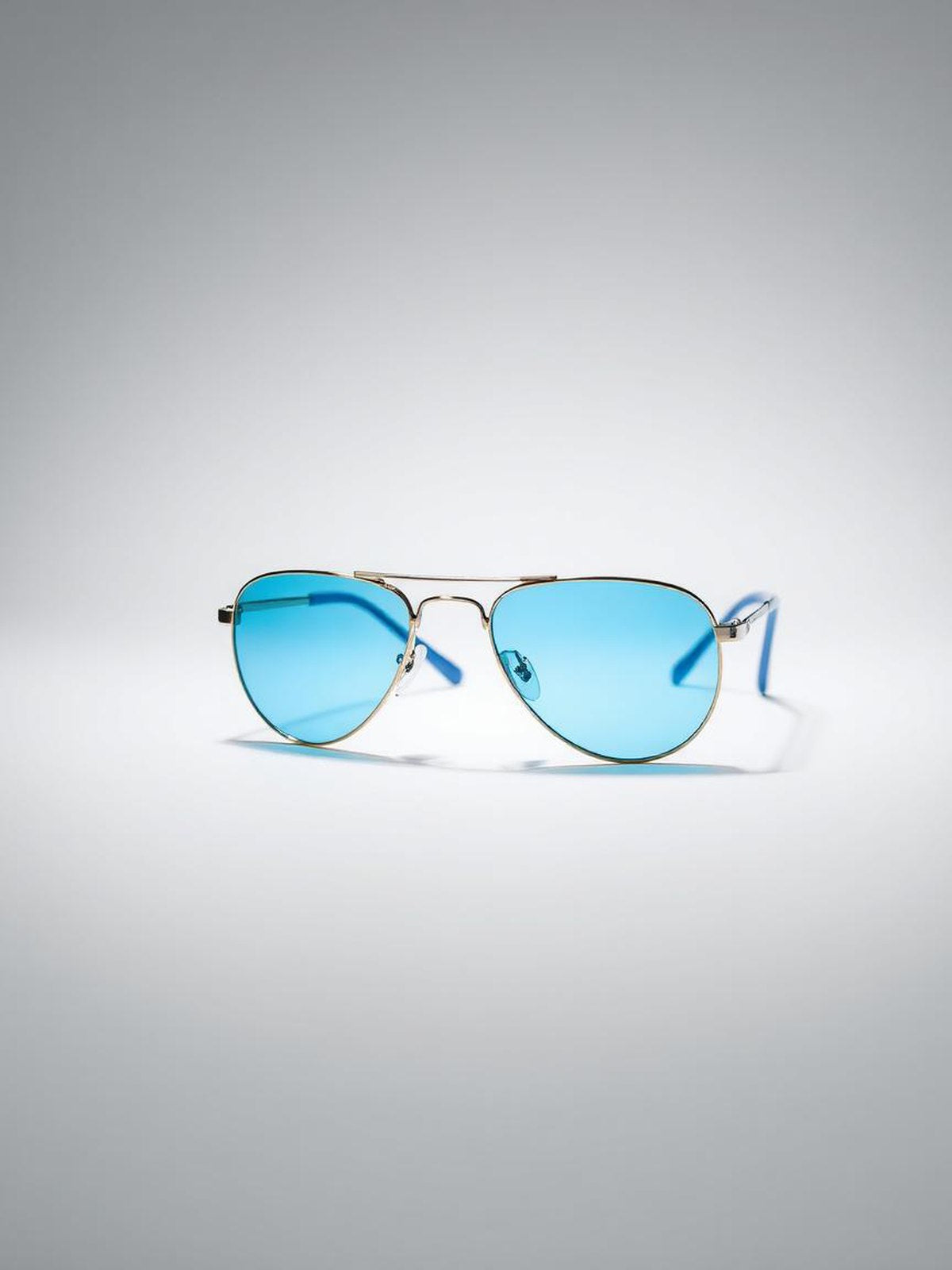 Sky Blue Aviator Sunglasses