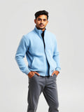 Sky Blue Fleece Zip Jacket