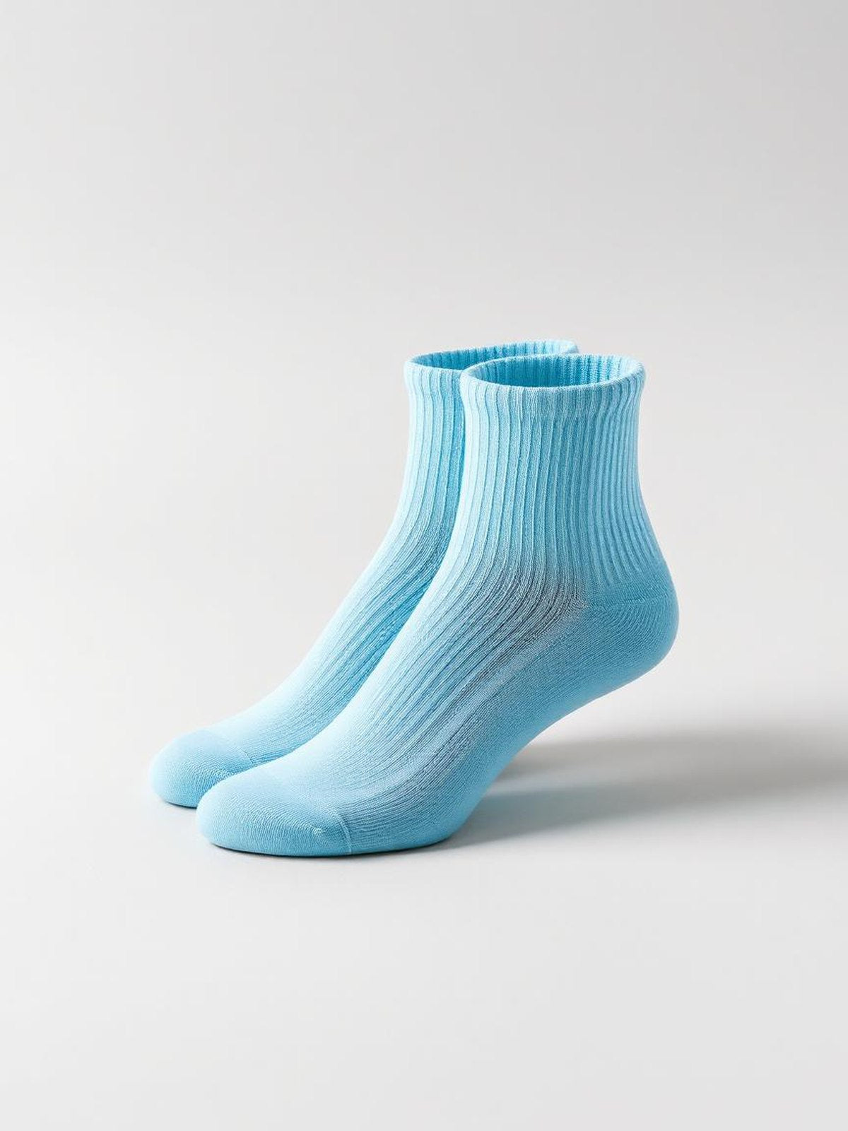 Sky Blue Sport Crew Socks 3-Pack