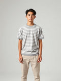Striped Breton Tee — Stone