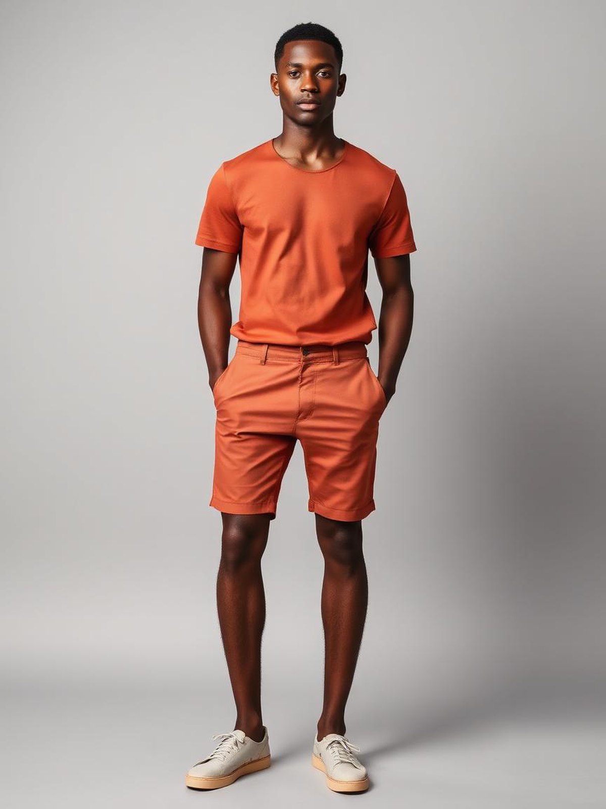 Terracotta Chino Shorts