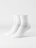 White Sport Crew Socks 3-Pack