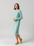 Mint Knitted Sweater Dress