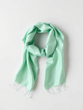 Mint Silk Twill Scarf