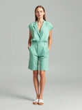 Mint Tailored Bermuda Shorts