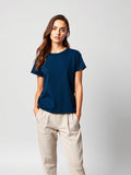 Navy Basic Crew T-Shirt — Navy